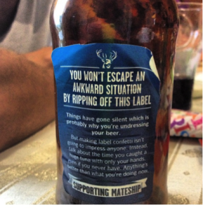 beer label application